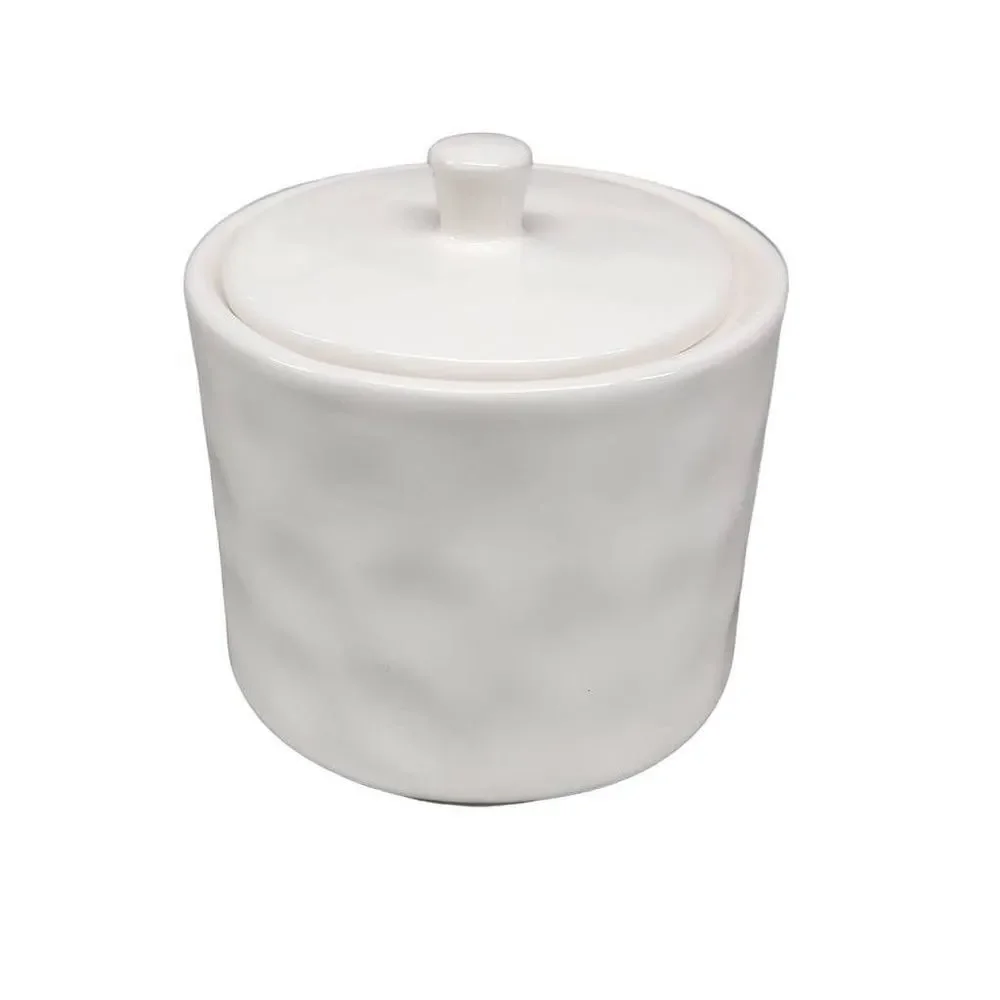 Rae Dunn White Black Pour Sweet Cream & Sugar Server Set